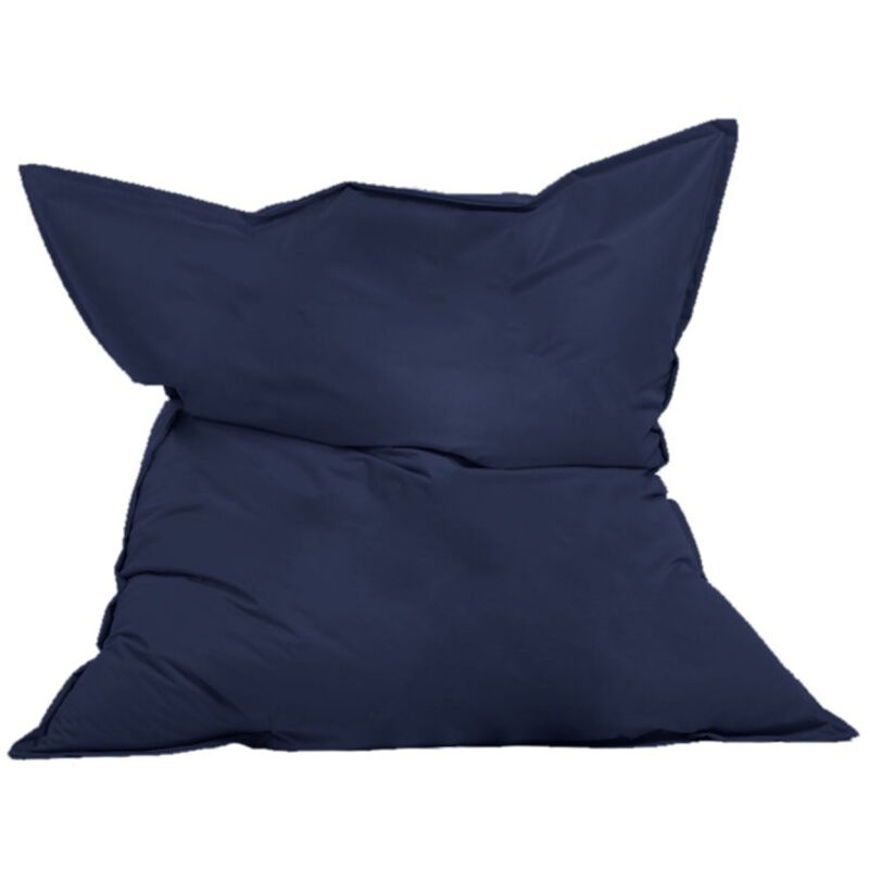 foto del prodotto pouf sacco rettangolare da esterno xxl 180x140cm blu navy moku