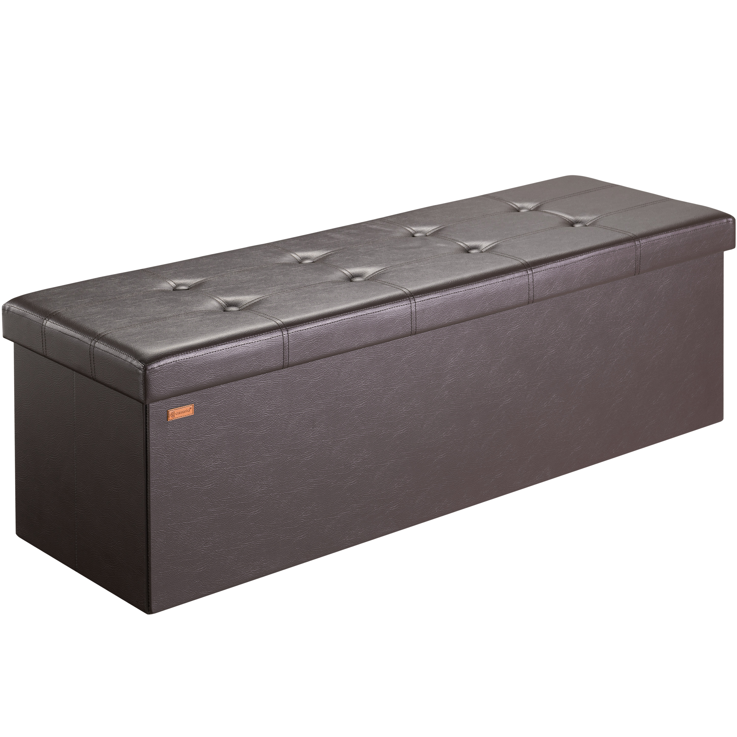 foto del prodotto pouf seduta marrone 115x38x38cm