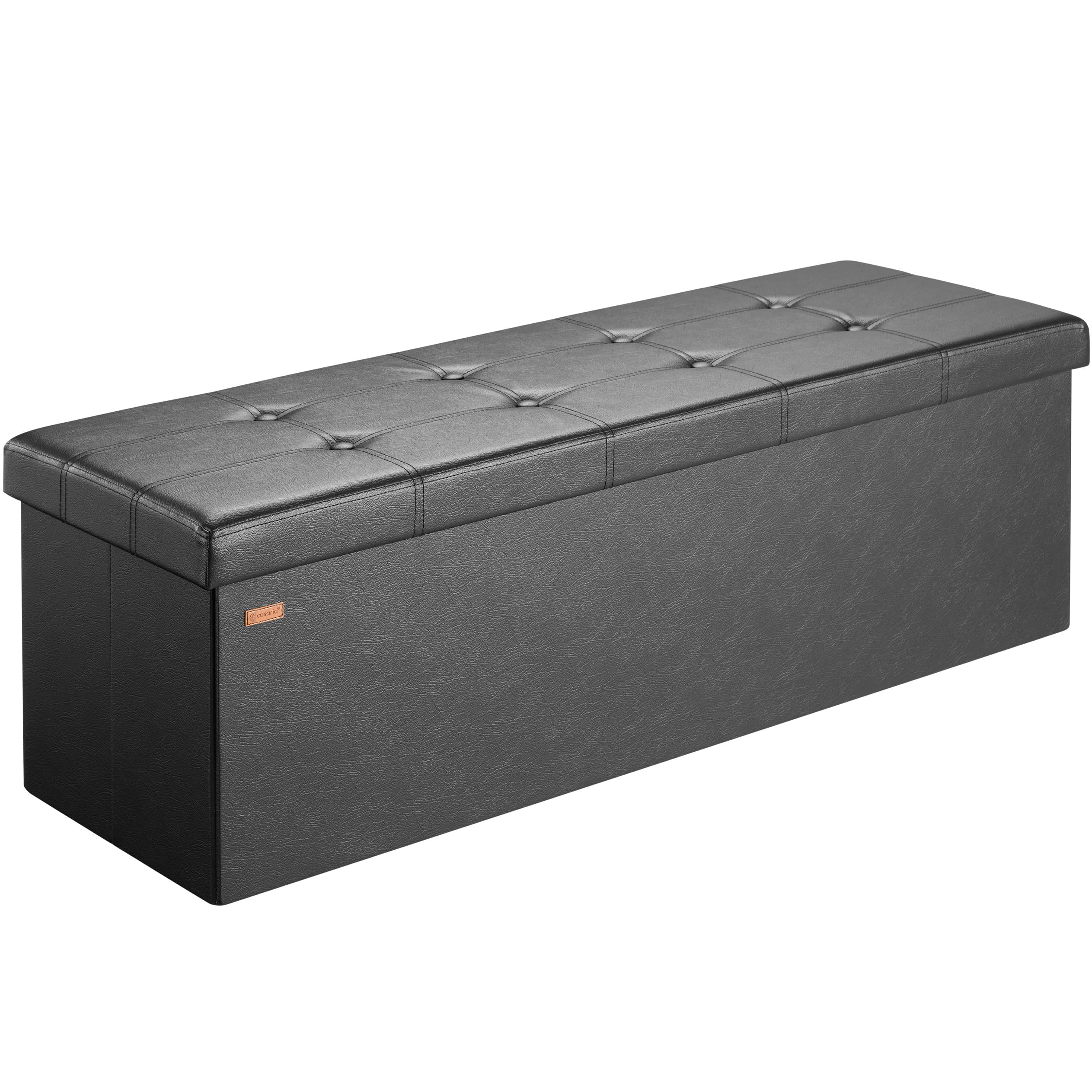 foto del prodotto pouf seduta nero 115x38x38cm