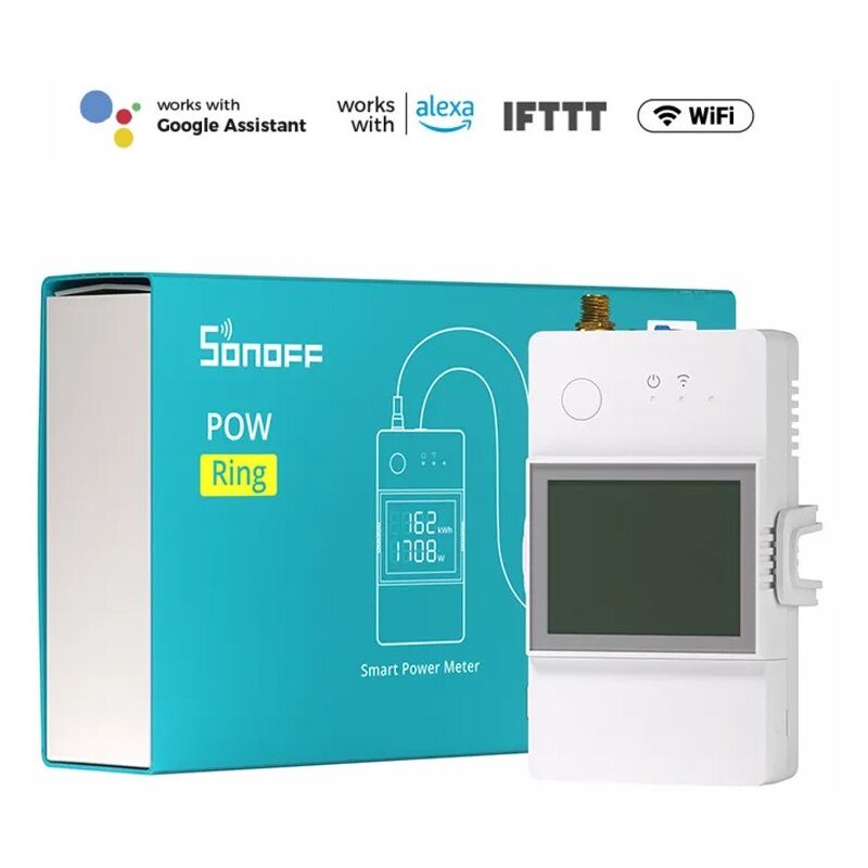 foto del prodotto pow ring ct misuratore di potenza smart wifi sonoff