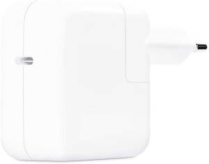foto del prodotto power adapter apple usb c 30w alimentatore usb c my1w2zm a