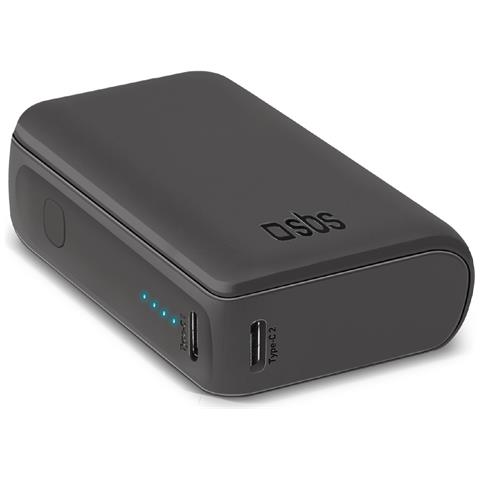foto del prodotto power bank 10000mah c usb blk ttbb10000minik