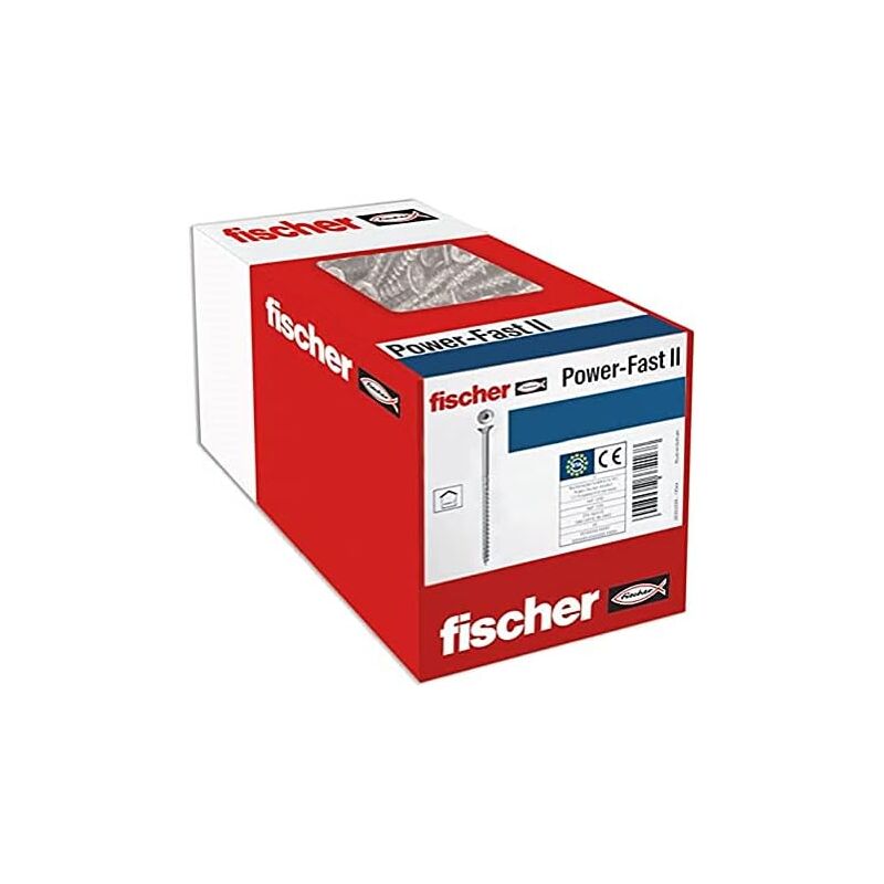 foto del prodotto power fast ii scatola de viti speciali per legno 6x80mm, per avvitare de legno, collegare de legno massiccio o fissare parti in legno ,200 ud