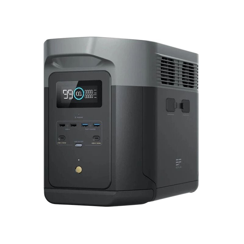 foto del prodotto power station portatile a batteria ecoflow delta max 2 2400 w