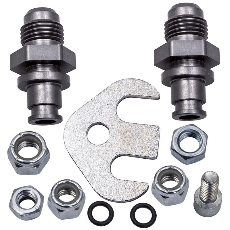 foto del prodotto power steering rack an line conversion fittings for ford crown victoria 03 11servolenkgetriebe an line conversion fittings kit for ford crown