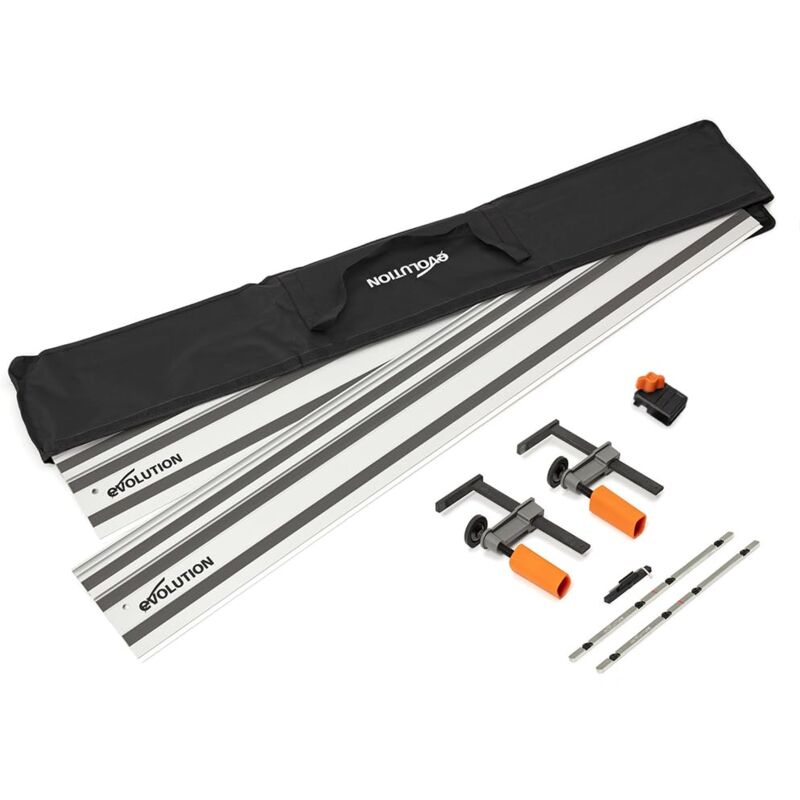 foto del prodotto power tools st2800 g2 guida per seghe circolari binario universale per la maggior parte delle marche makita, bosch, festool 2,8 m 2x 1400 mm 