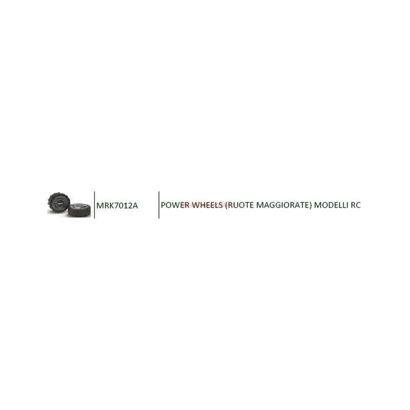 foto del prodotto power wheels ruote maggiorate robot rasaerba modelli rc robomow mrk7012a