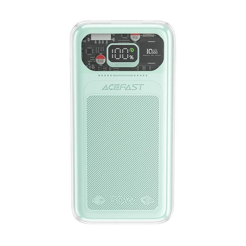 foto del prodotto powerbank 10000mah sparkling series ricarica rapida 30w verde