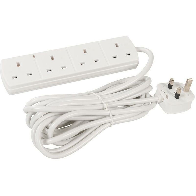 foto del prodotto powermaster prolunga con indicatore di tensione al neon 230 v 4 prese, 5 m