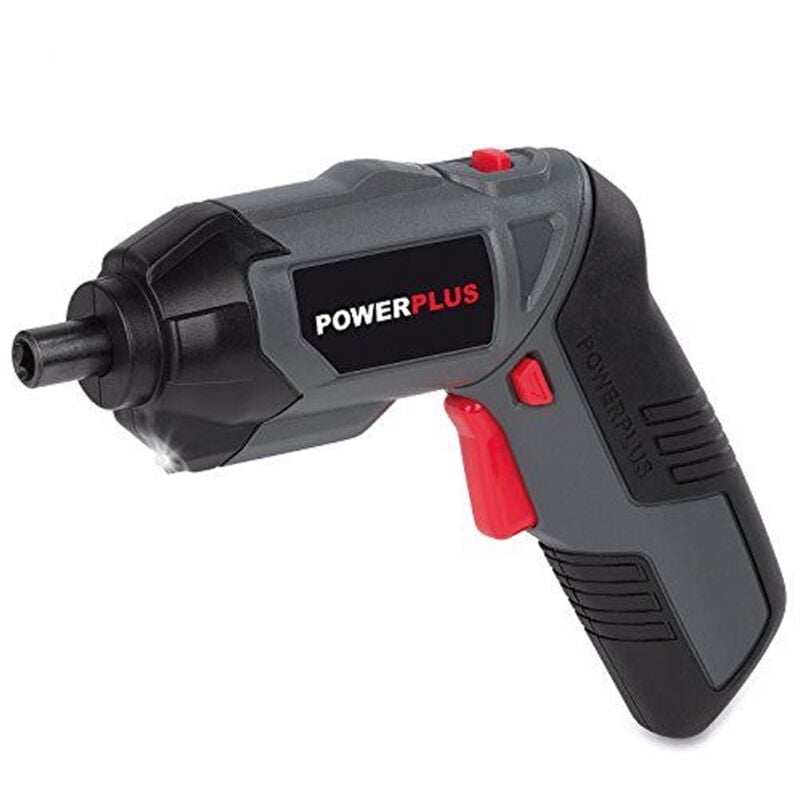 foto del prodotto powerplus cacciavite a batteria con manico regolabile 3,6v