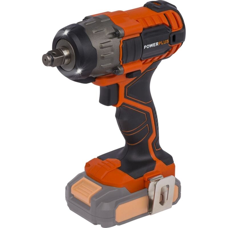 foto del prodotto powerplus chiave a cricchetto a batteria quadrata 1 2
