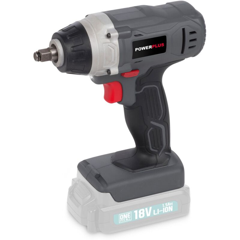 foto del prodotto powerplus chiave a impatto a batteria 18v senza batteria