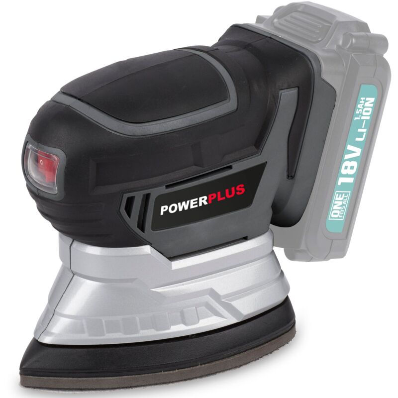 foto del prodotto powerplus levigatrice triangolare a batteria 18v senza batteria