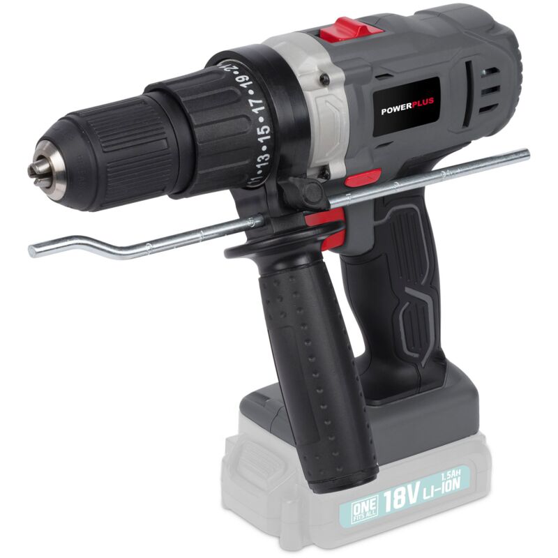 foto del prodotto powerplus trapano a percussione 18v senza batteria