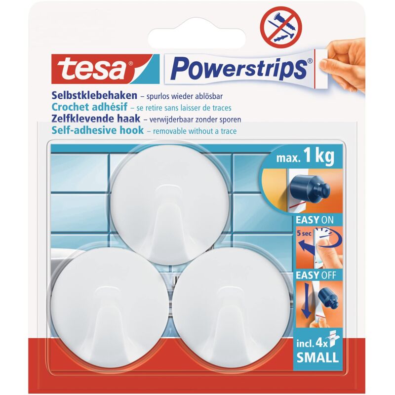 foto del prodotto powerstrips hooks small round tesa