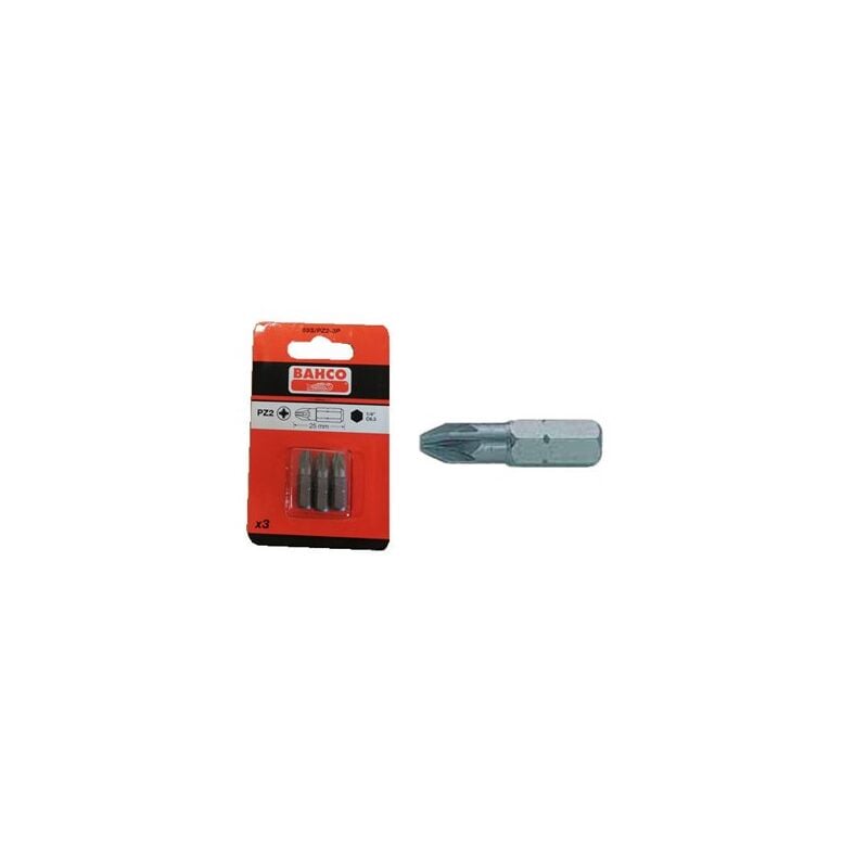 foto del prodotto pozidriv tip pz 2 1 459 s pz blister 3 unit bahco