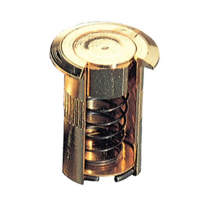 foto del prodotto pozzetti ottone a molla mm.22. prezzo per 1 pezzo.