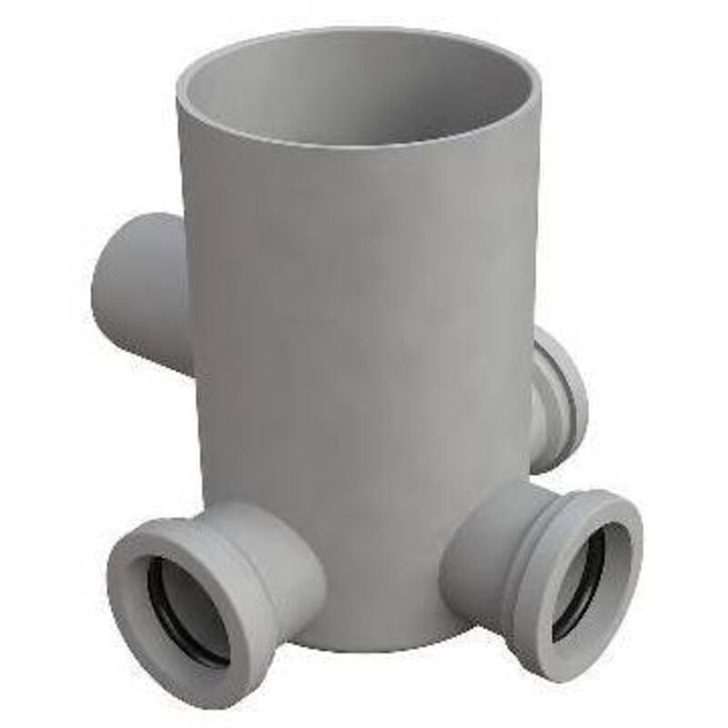 foto del prodotto pozzetto a pavimento con bicchiere 4 vie modello alto diam. 40 bonom