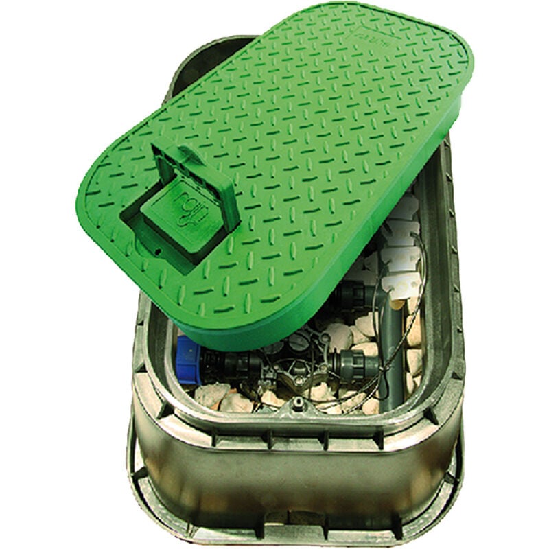foto del prodotto pozzetto rettangolare coperchio base cm 31,9 x 40 x h 21,7 coperchio 22,8 x 31