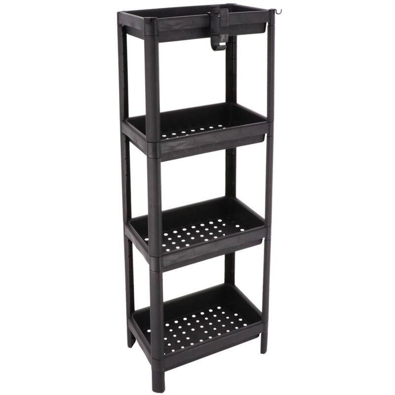 foto del prodotto pp contenitore a 4 livelli nero tendance