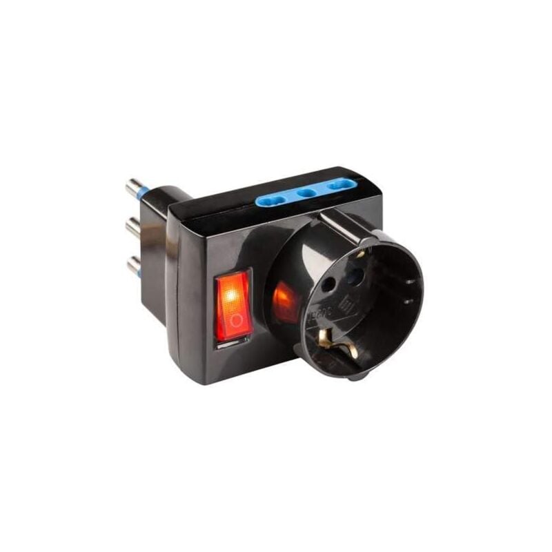 foto del prodotto pp2382.1 adattatore 16 a, nero, salvaspazio grande poly pool