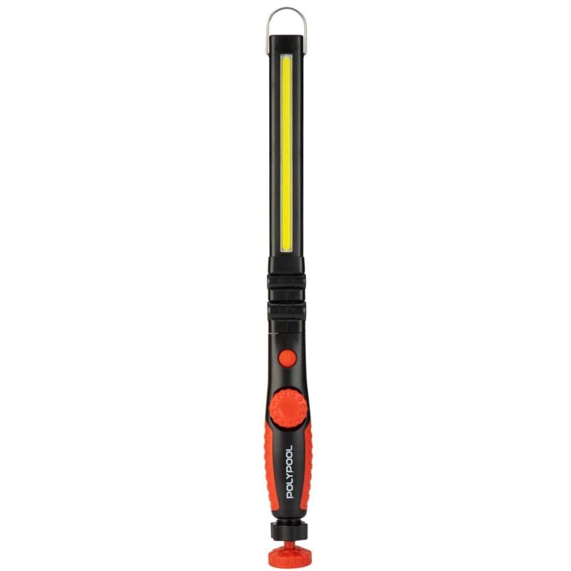 foto del prodotto pp3165 torcia led flexlight da lavoro con luce ultra led cob 5w 450lm 70lm 3w gancio e corpo snodabile lampada portatile per officina con