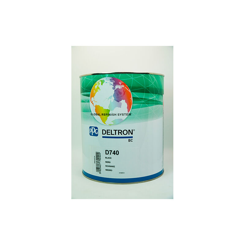 foto del prodotto ppg d740 deltron black litri 3.5