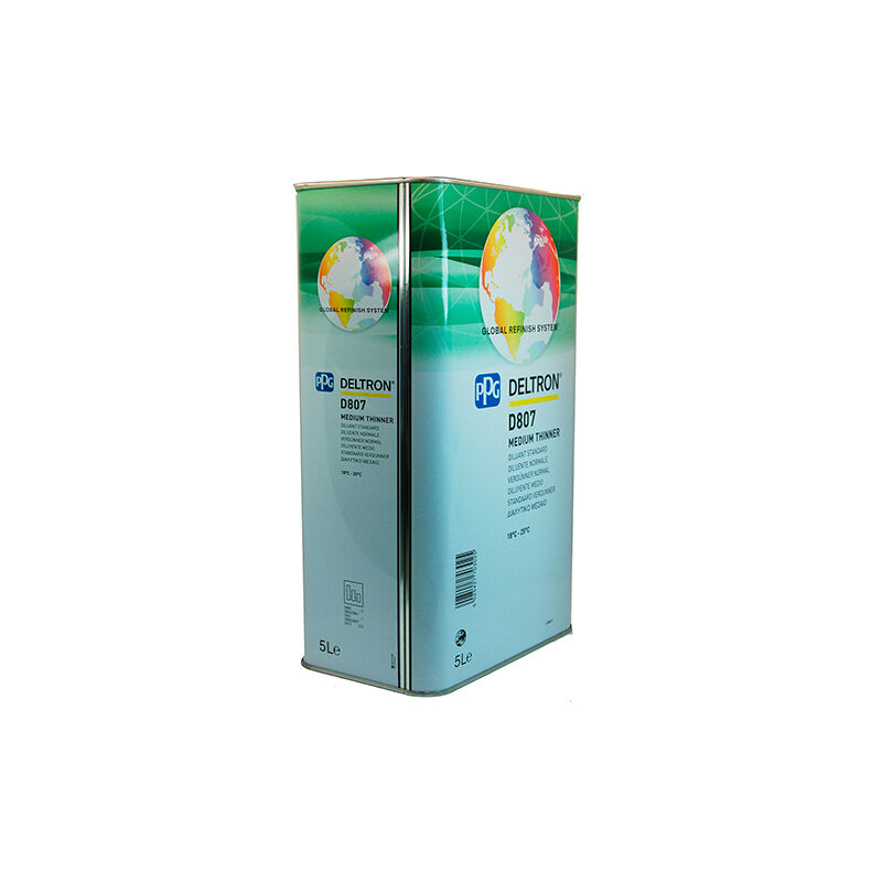 foto del prodotto ppg d807 deltron diluente medium d807 litri 5