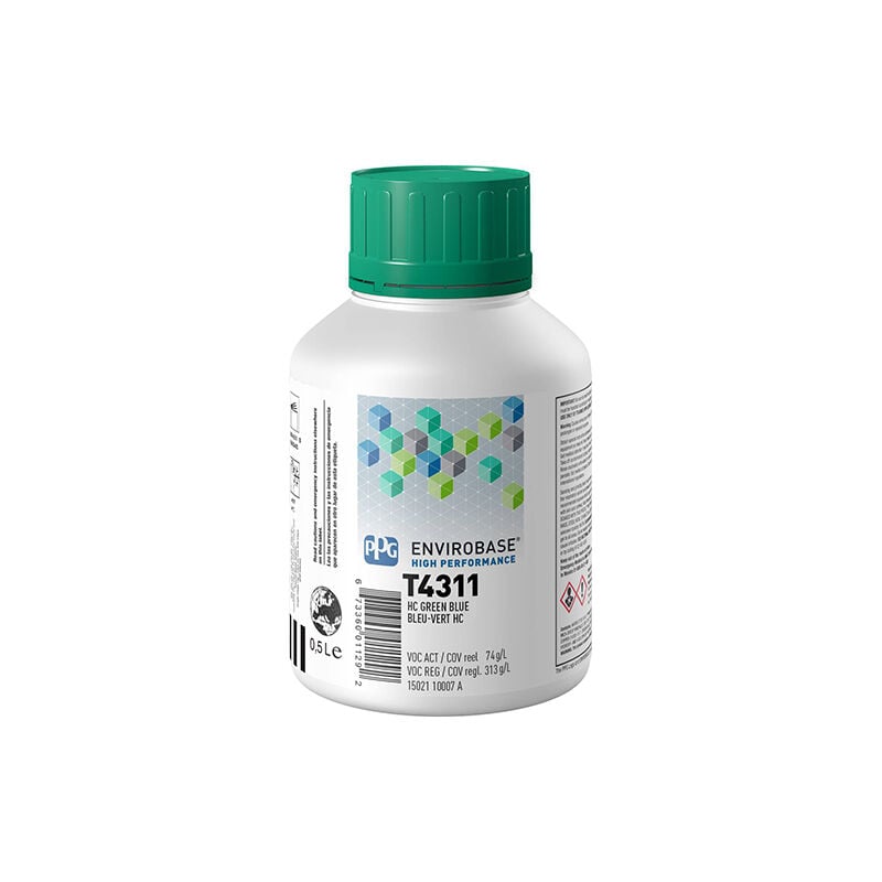 foto del prodotto ppg t4311 envirobase hp green blue litri 0,5