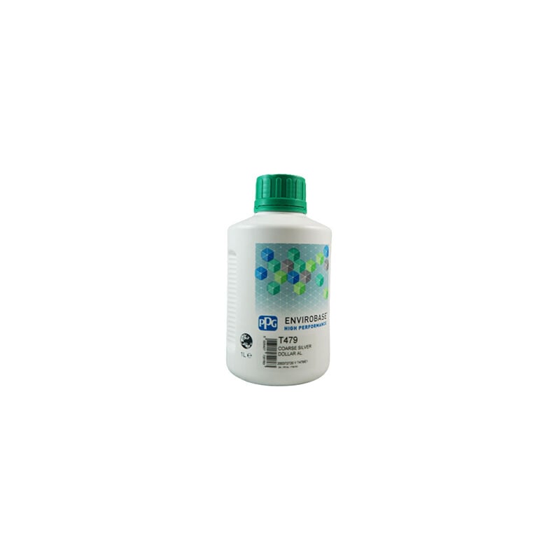 foto del prodotto ppg t479 envirobase hp coarse silver alluminium litri 1