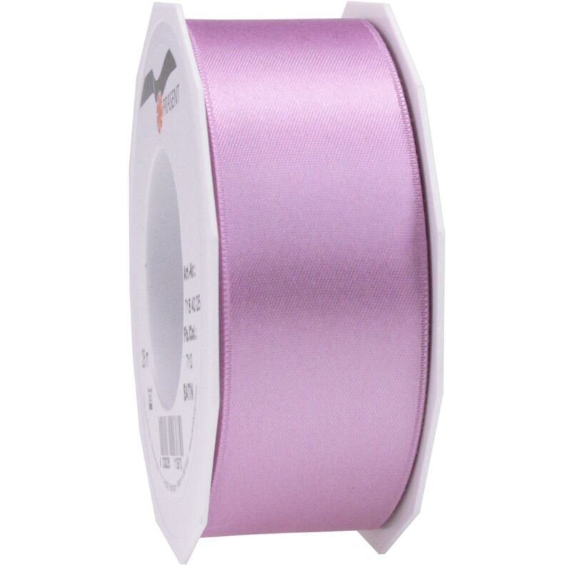 foto del prodotto pr sent c.e. pattberg nastro raso colore viola, nastro di raso per impacchettare regali, lungh. 25 m, largh. 40 mm, nastro per pacchi regalo, per