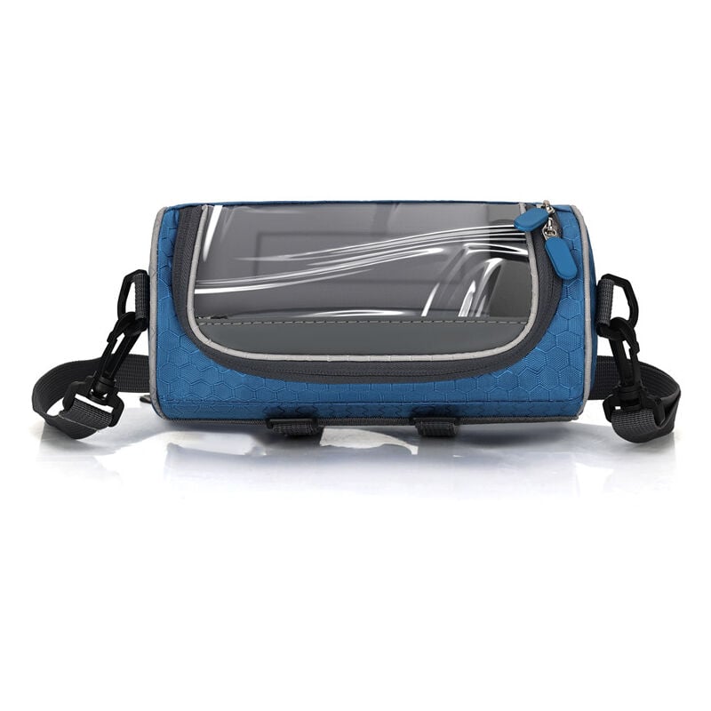 foto del prodotto pratica borsa per bicicletta, nuova borsa monospalla, borsa a tracolla per ciclismo all aperto, borsa multifunzionale per touch screen, borsa