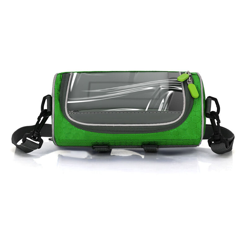 foto del prodotto pratica borsa per bicicletta, nuova borsa monospalla, borsa a tracolla per ciclismo all aperto, borsa multifunzionale per touch screen, borsa