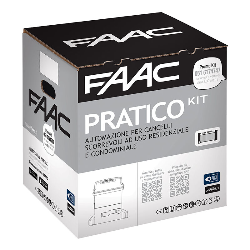 foto del prodotto pratico kit 746 230v automazione cancello battente anta battenti peso max 600 kg