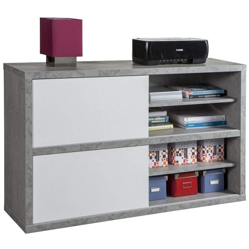 foto del prodotto pratico mobile 35,5x140xh86,5 cm cemento