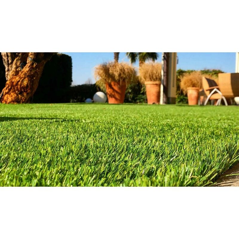 foto del prodotto prato sintetico artificiale 1x3mt 3mq spessore 20mm fondo drenante manto erboso tappeto erba finta 4 sfumature realistico
