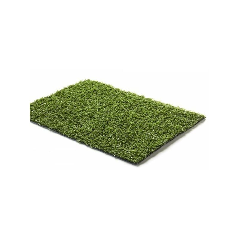 foto del prodotto prato verde sintetico 2mt x 25mt, rotolo, fori drenaggio acqua, fredi base 8mm