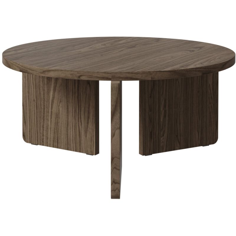 foto del prodotto preffines tavolino da salotto 85 cm finitura legno noce wisconsin selsey
