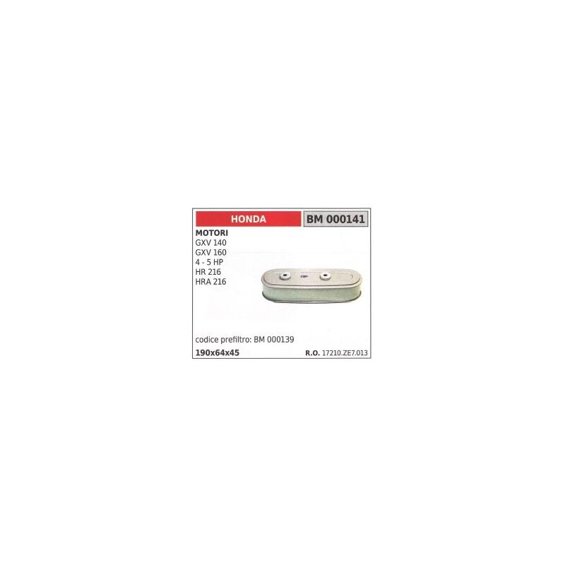 foto del prodotto prefiltro aria honda generatore gxv 140 5 4hp verticali