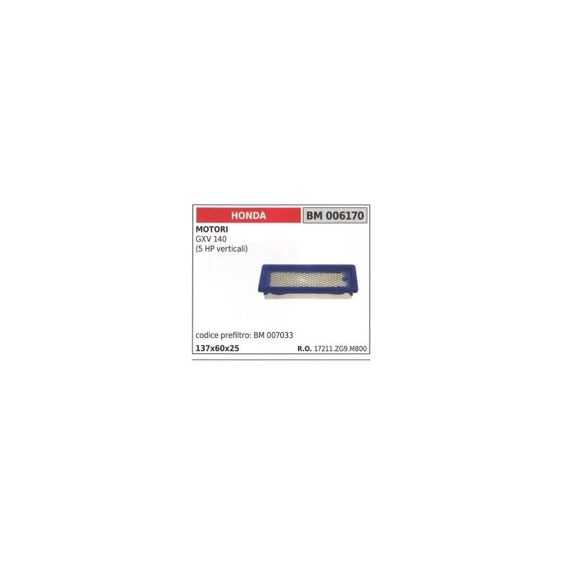 foto del prodotto prefiltro aria honda generatore gxv 140 5hp verticali