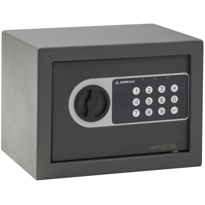 foto del prodotto premier 16501 s0 cassaforte in acciaio con serratura elettronica, cassaforte a mobile per abitazioni, tastiera con codice programmabile, con chiave
