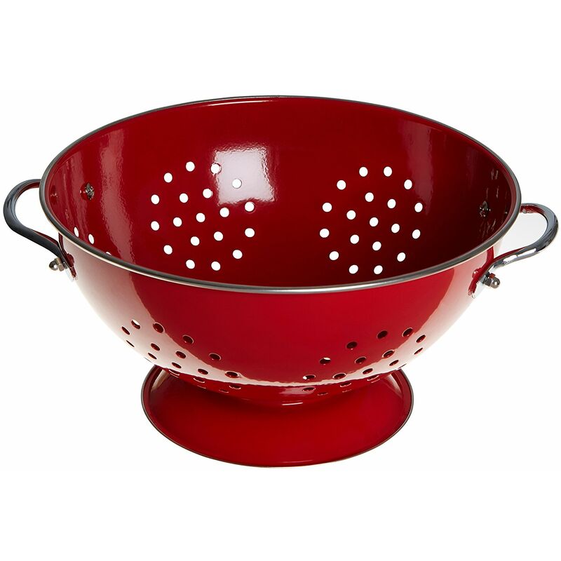 foto del prodotto premier housewares 0508555 scolapasta, rosso
