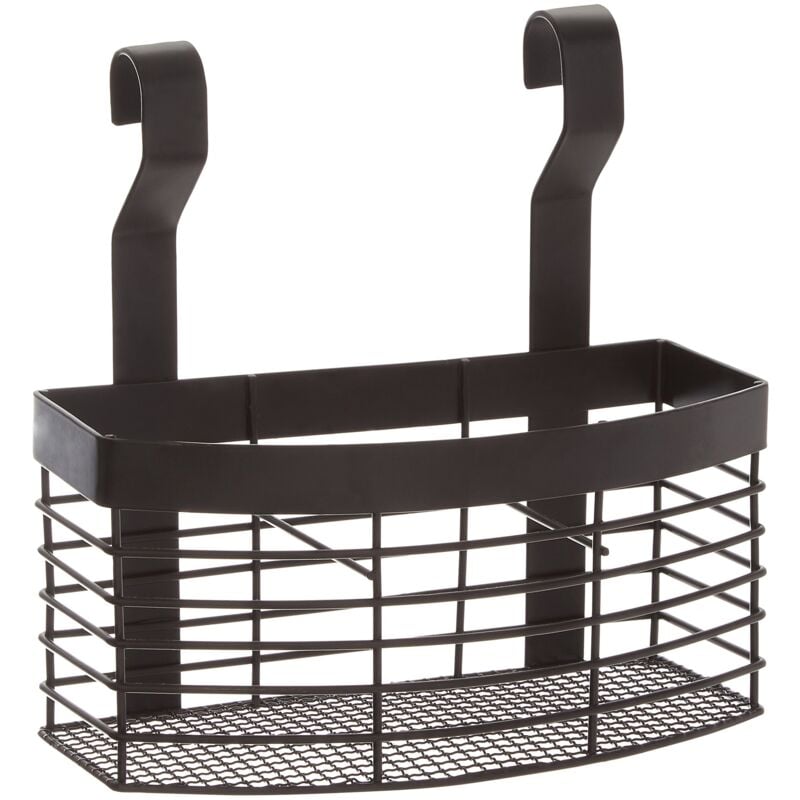 foto del prodotto premier housewares 507225 sorello cesto portaoggetti da appendere, in ferro, nero, 12 x 20 x 21 cm