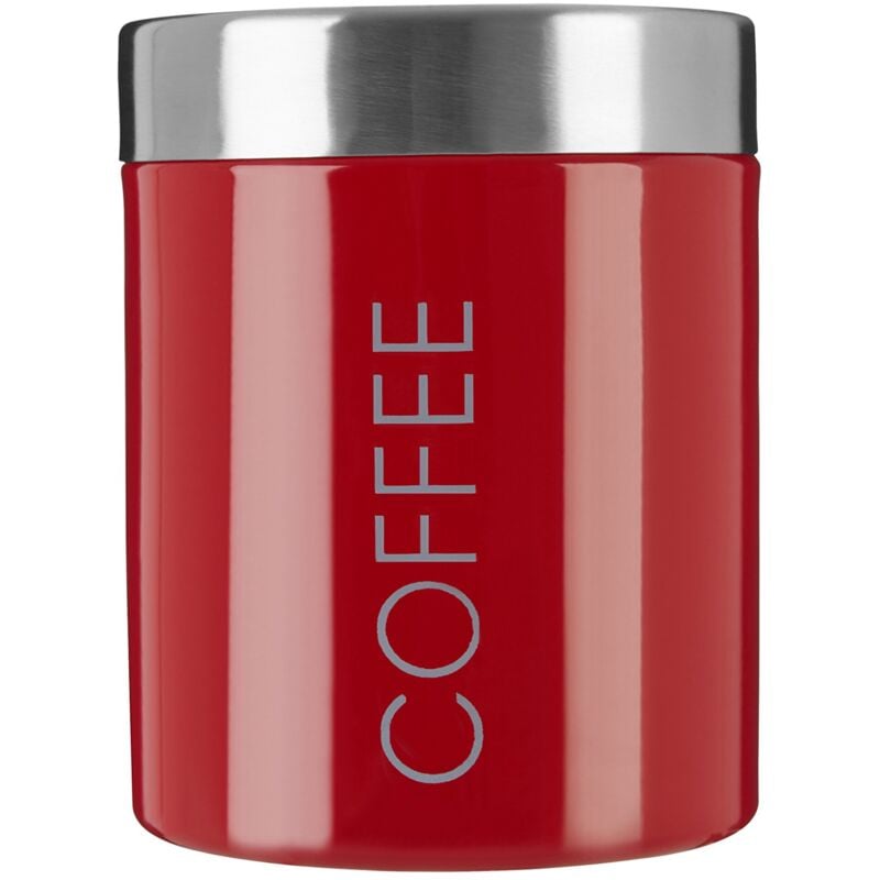 foto del prodotto premier housewares barattolo smaltato per il caff , colore rosso