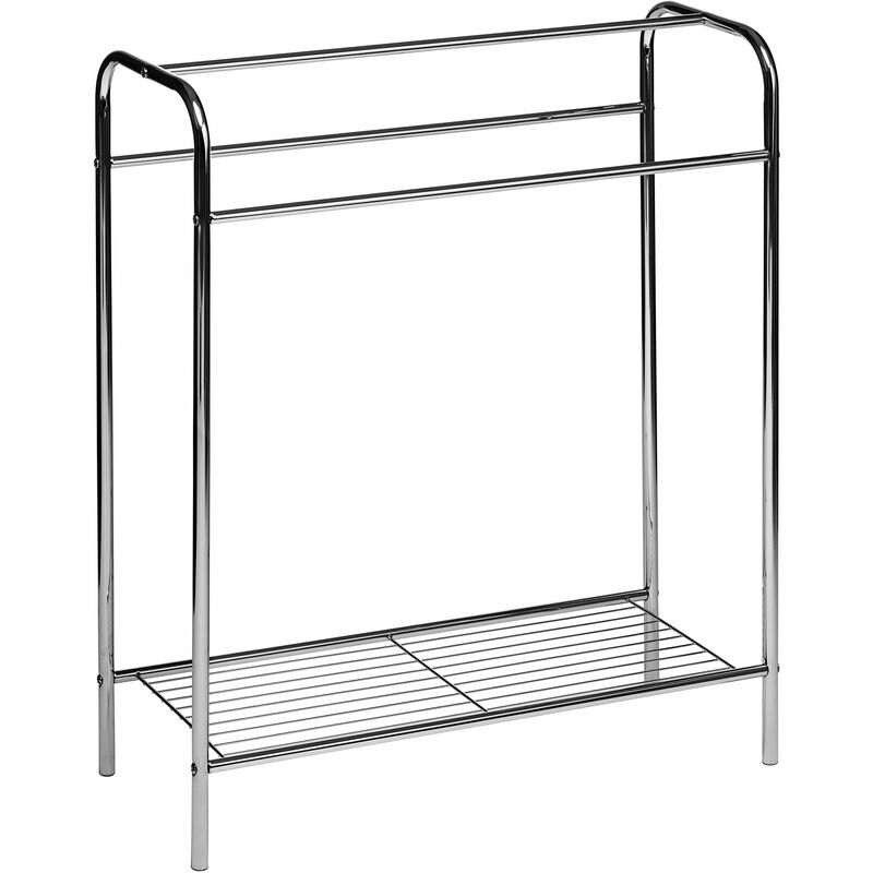 foto del prodotto premier housewares porta asciugamani cromato da pavimento, colore argento