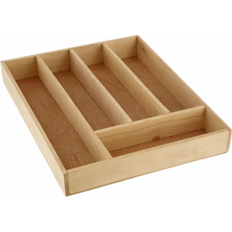 foto del prodotto premier housewares vassoio per le posate in betulla, 5 x 30 x 38 cm