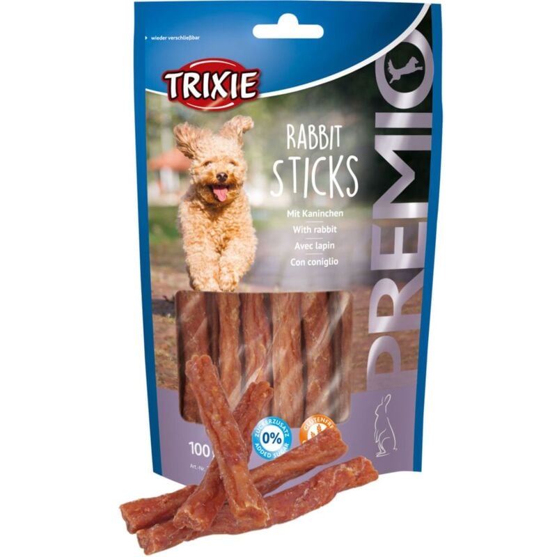 foto del prodotto premio rabbit sticks 100gr. offerta multipack 6 conf.