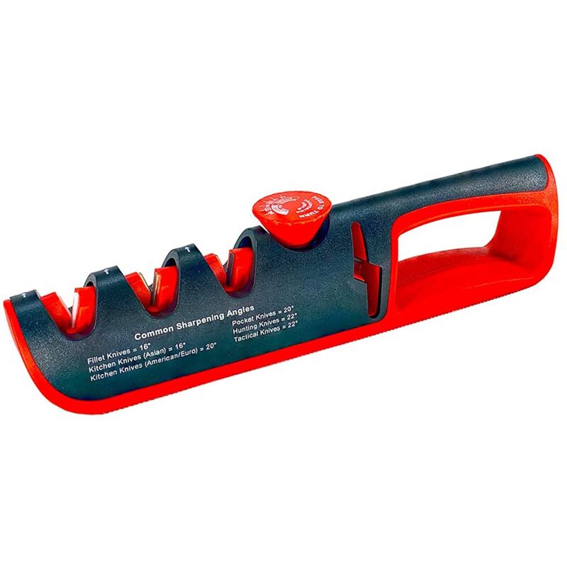 foto del prodotto premium quality kitchen knife sharpener in 4 steps to restore, renew, polish knives and scissors