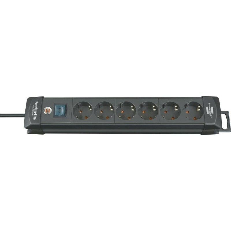 foto del prodotto premium striscia 6 uscite h05vv f3g15 3m brennenstuhl