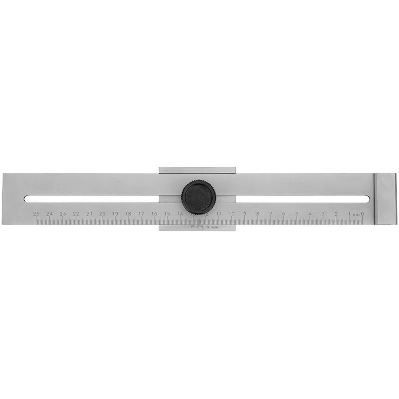 foto del prodotto prenfle calibro di tracciatura ej.life, calibro di marcatura in metallo da 0 250 mm, precisione 0,1 mm, righello di marcatura, strumento di